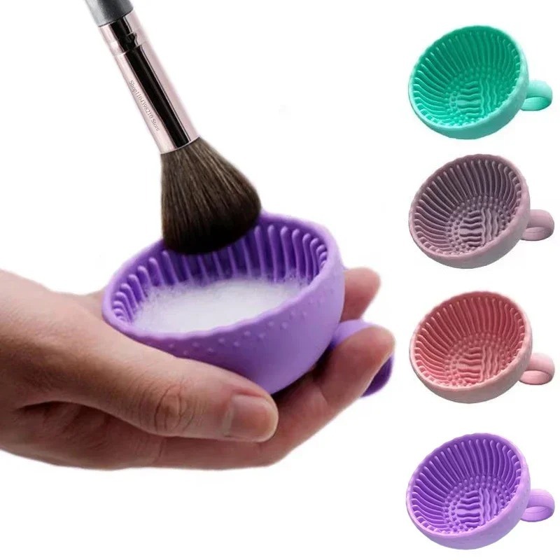 Soft Silicone Makeup Brush Cle - Cosmetic Sponge avaliação e preço