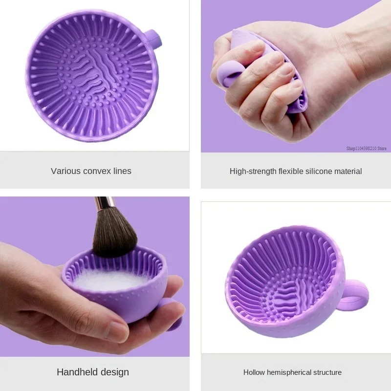 Soft Silicone Makeup Brush Cle - Cosmetic Sponge avaliação e preço