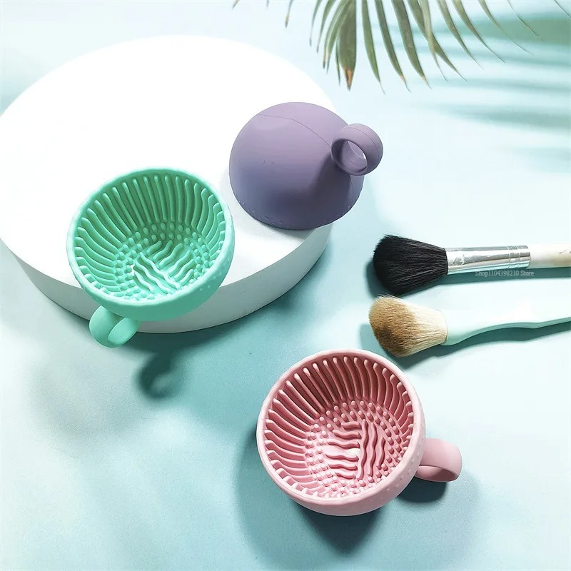 Soft Silicone Makeup Brush Cle - Cosmetic Sponge avaliação e preço