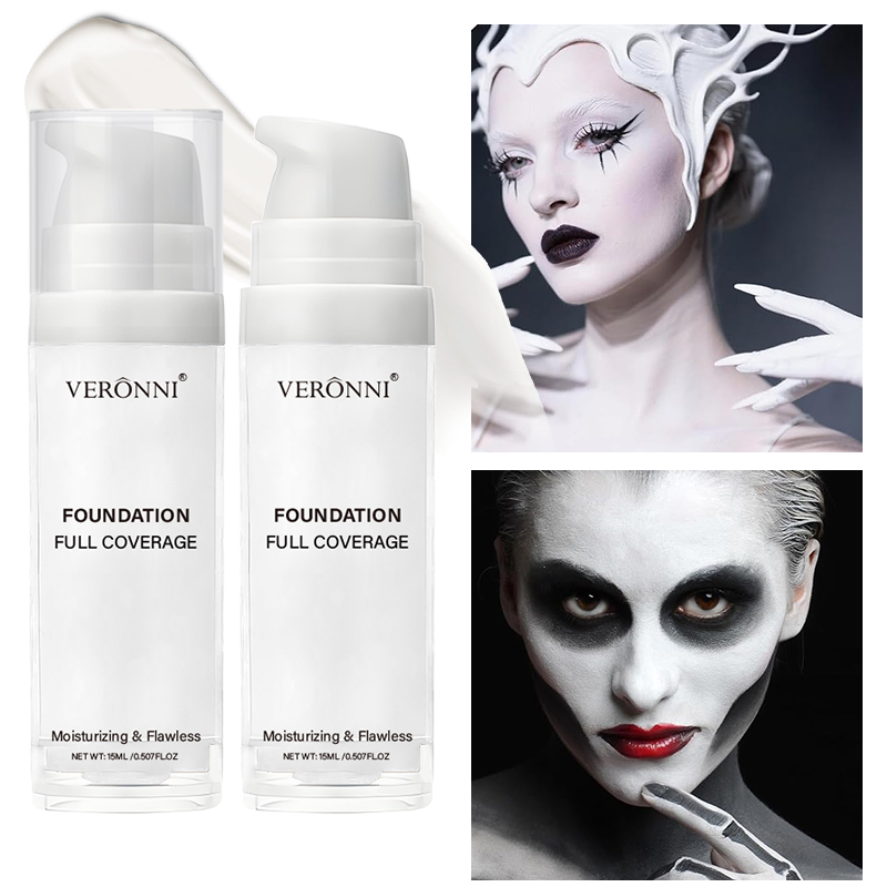 Halloween Liquid Goth White Ma - Beauty Makeup Foundation avaliação e preço