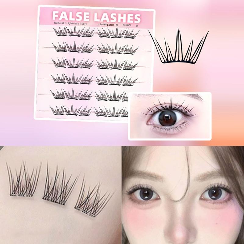 6 Rows Dense Natural False Eye - False Eyelashes Natural avaliação e preço