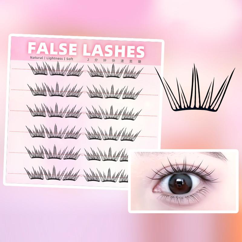 6 Rows Dense Natural False Eye - False Eyelashes Natural avaliação e preço