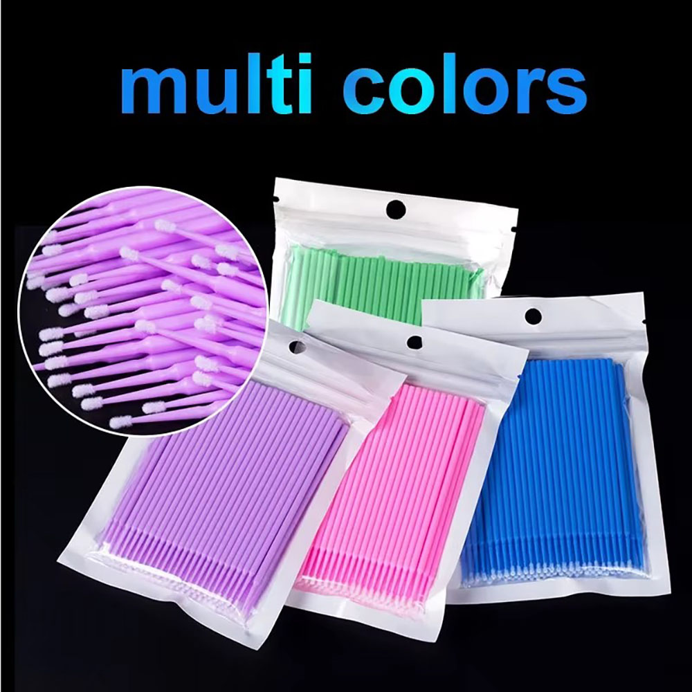 100PCS Eyelash Cleaning Brush  - Beauty Makeup Remover avaliação e preço