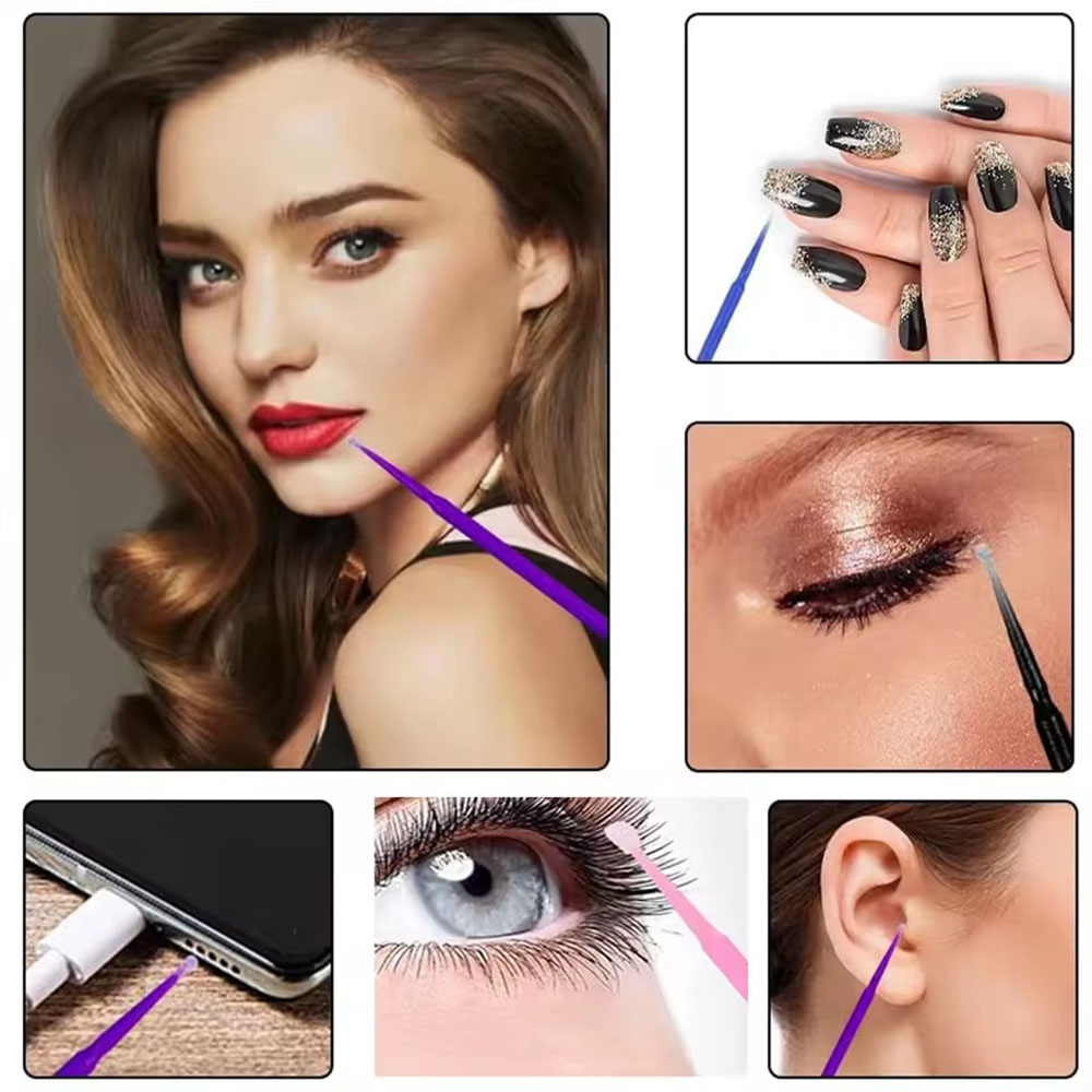 100PCS Eyelash Cleaning Brush  - Beauty Makeup Remover avaliação e preço